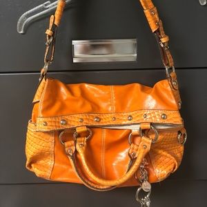 Orange Kathy Von Zeeland purse